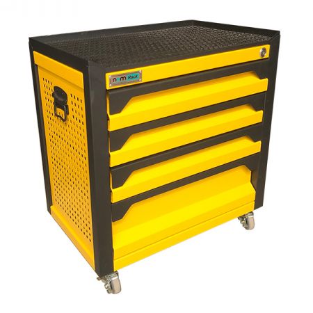 Tủ dụng cụ gia đình 4 ngăn có khóa - F0RD4 - Màu vàng