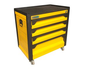 Tủ dụng cụ gia đình 4 ngăn có khóa - F0RD4 - Màu vàng