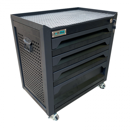 Tủ dụng cụ gia đình 4 ngăn có khóa - F0RD4 - Màu đen