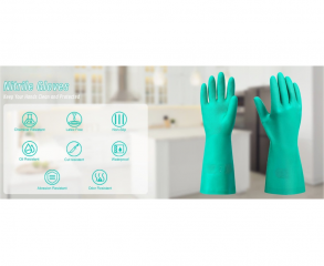 Găng tay Ams Nitrile chống hóa chất - A536