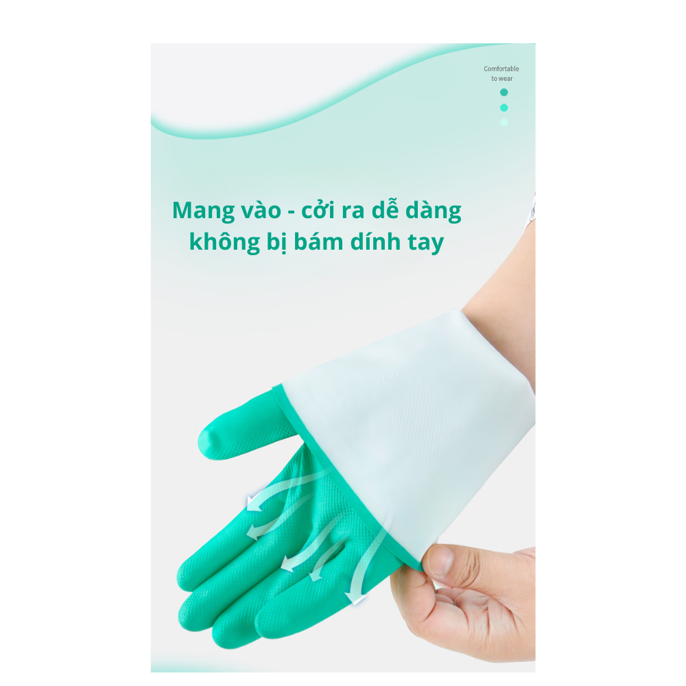 Găng tay Ams Nitrile chống hóa chất - A536